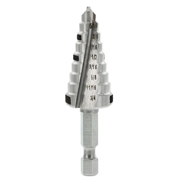 Diablo Tools DSD0750S09 3/8 in. - 3/4 in. Impact Step Drill Bit - Edmondson Supply