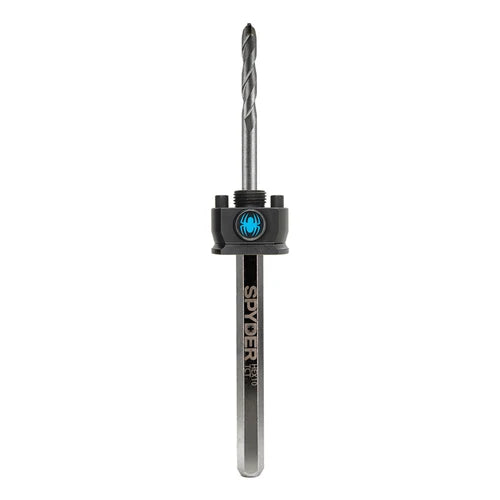 SPYDER 600635P Hex10 1/2" TCT Quick Change Hole Saw Arbor Assembly Rapid Core Eject® - Edmondson Supply