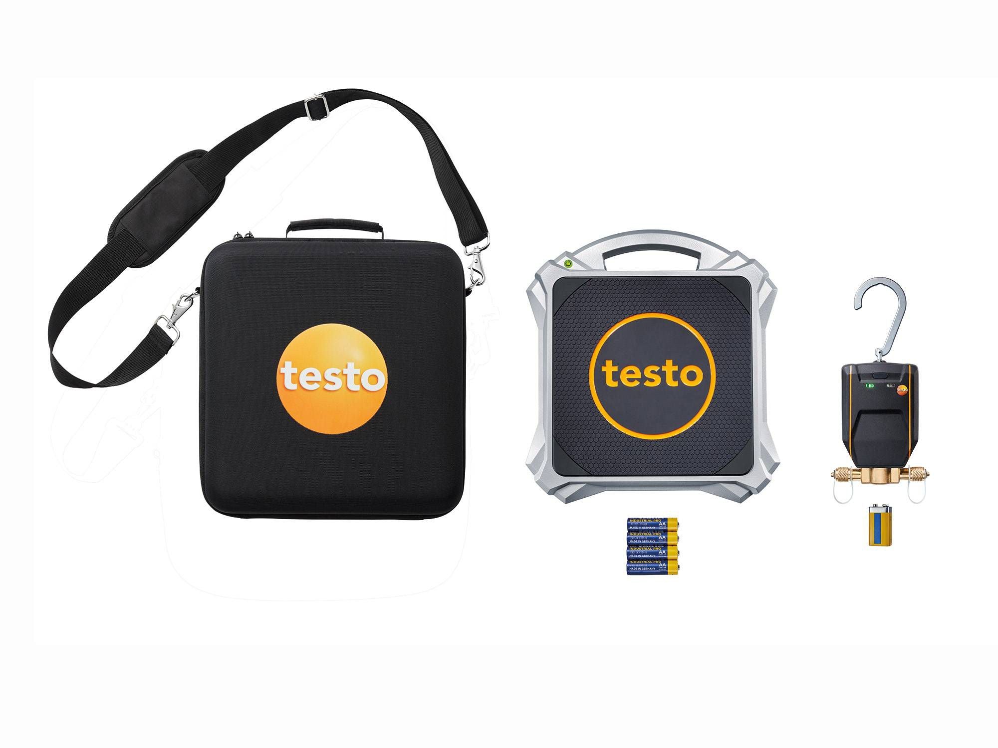 Testo 0564 2560 01 - 560i Kit- Digital Refrigerant Scale and Intelligent Valve with Bluetooth - Edmondson Supply