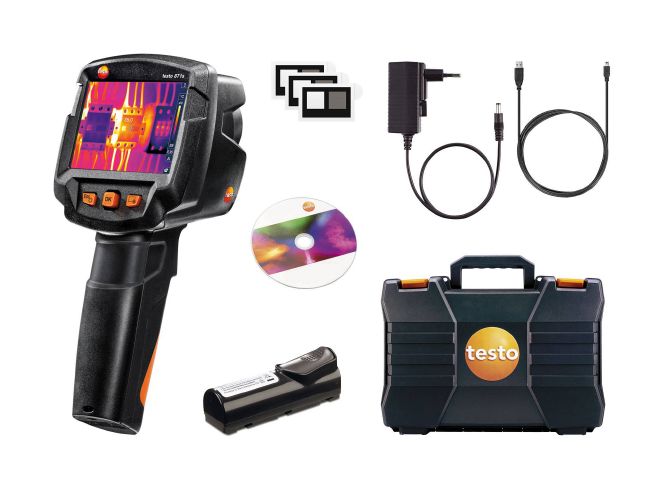 Testo 0560 8716 871s - Thermal imager (240 x 180 pixels, App) w/Wireless Connectivity - Edmondson Supply