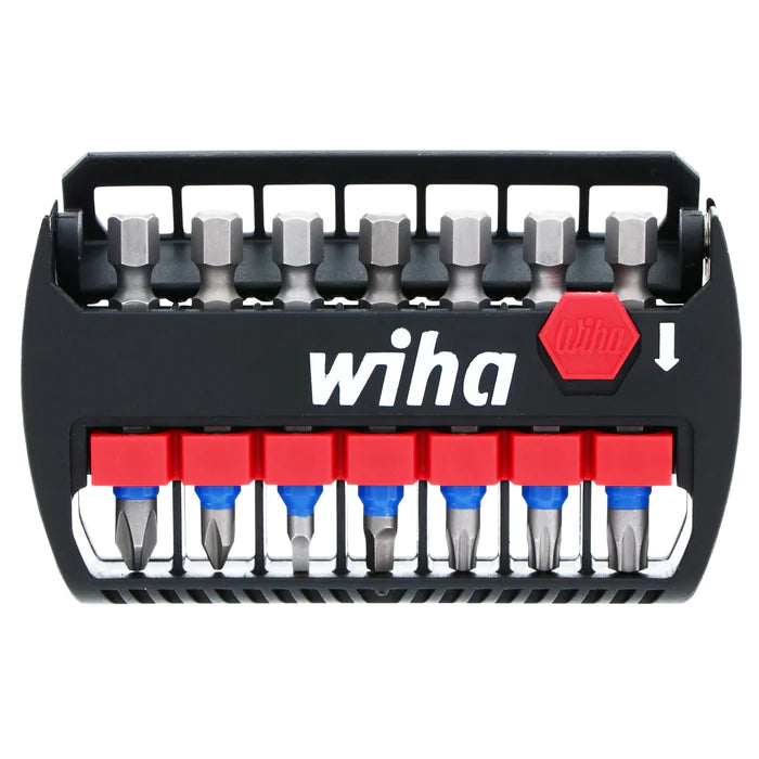 Wiha Tools 70298 7 Piece TerminatorBlue Impact Bit Set - 2 Inch Bits - Edmondson Supply