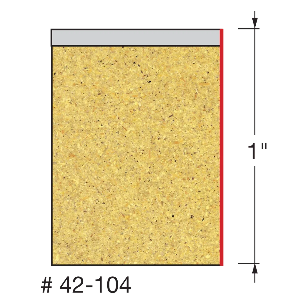 Freud 42-104 1/2" Bearing Flush Trim Bit (Carbide Height: 1") - Edmondson Supply