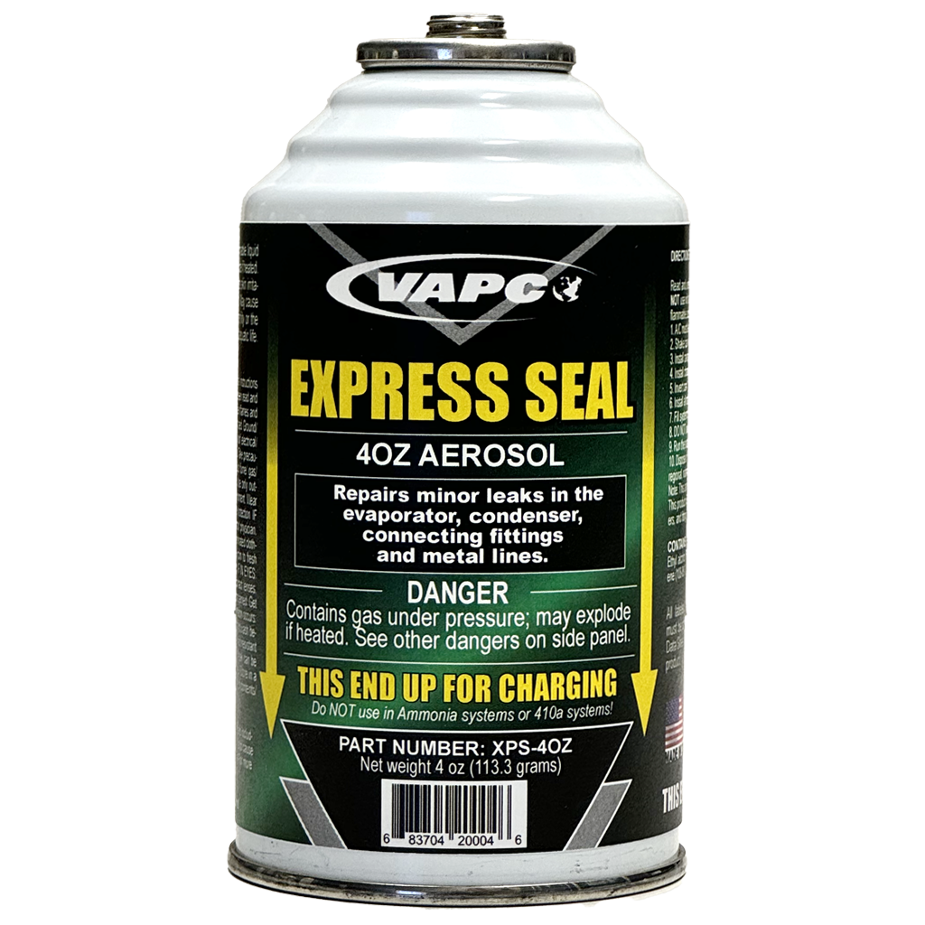 Vapco Products XPS-4OZ Xpress Seal Direct Inject AC Leak Sealant Aerosol Can - Edmondson Supply