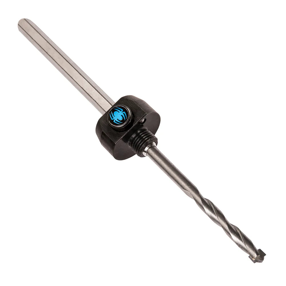 SPYDER 600638 Hex8 3/8" TCT Quick Change Hole Saw Arbor Assembly Rapid Core Eject® - Edmondson Supply
