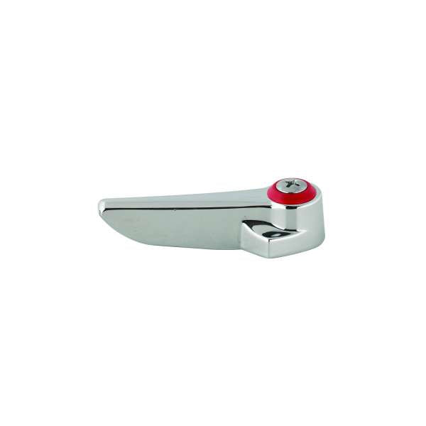 T&S Brass 001637-45 Lever Handle, Red Index (Hot) & Screw - Edmondson Supply