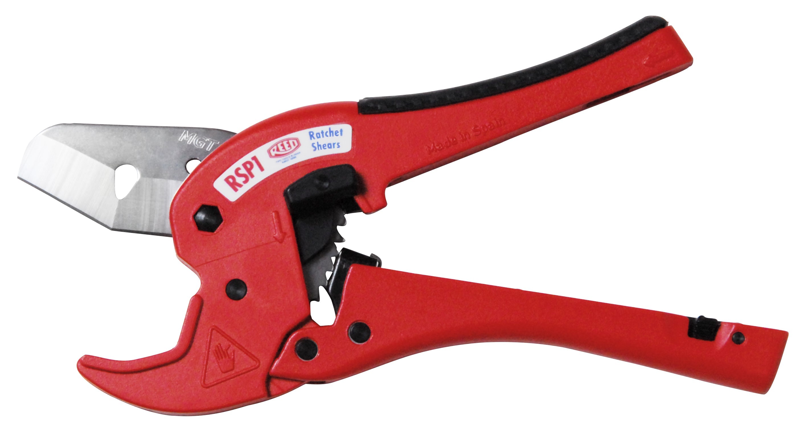 Reed Mfg RSP1 Ratchet Shears - 1-1/4" IPS, Pointed Blade - Edmondson Supply