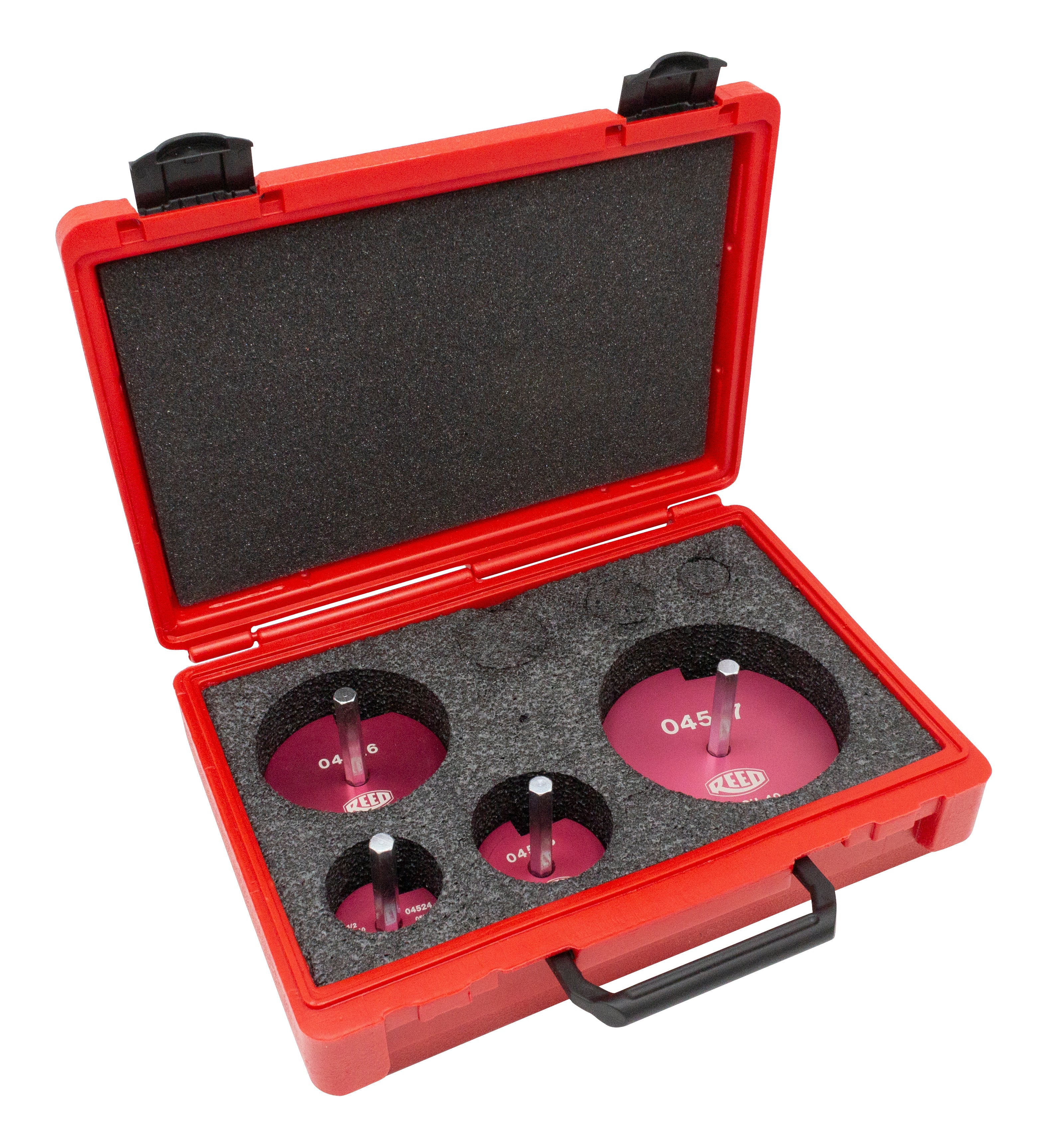 Reed Mfg PPRK4 Clean Ream Extreme® Plastic Pipe Fitting Reamer, 4-Piece Kit w/ Case - Edmondson Supply