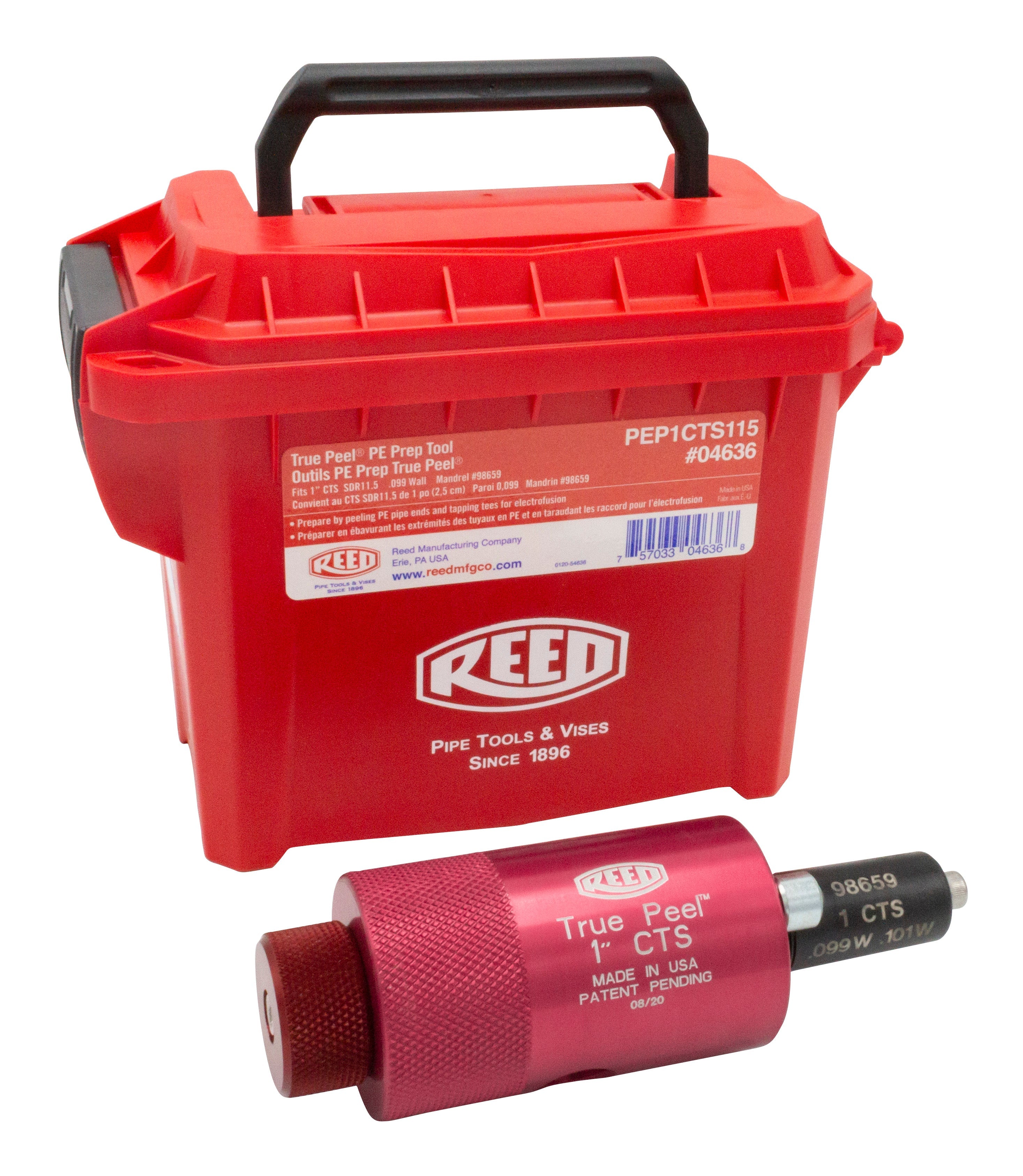 Reed Mfg PEP1CTS115 True Peel® PE Prep Tool, 1" CTS SDR11.5 - Edmondson Supply