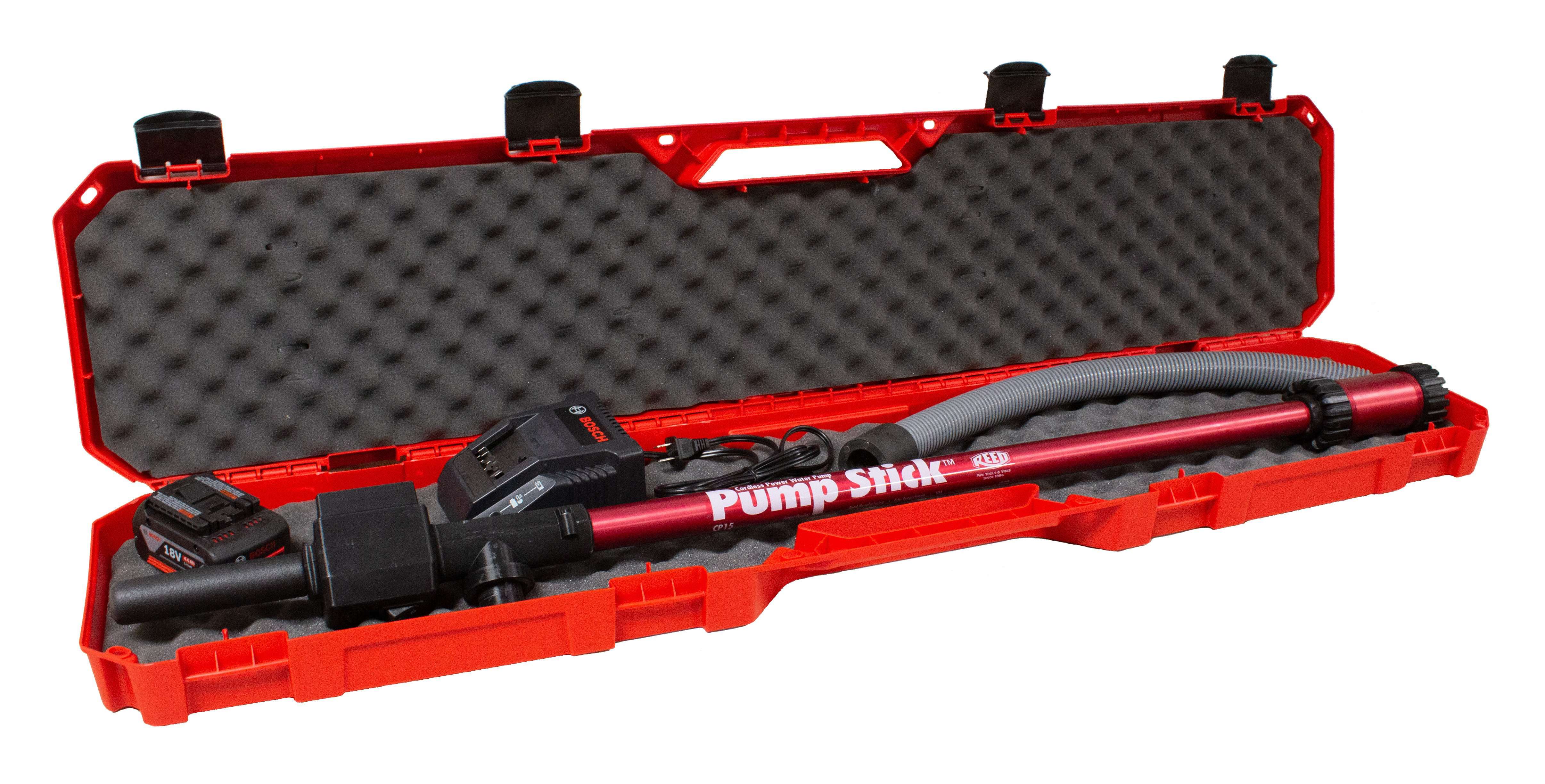 Reed 08141 CP15-38 Pump Stick Cordless Power Transfer Pump with Bosch Battery - Edmondson Supply