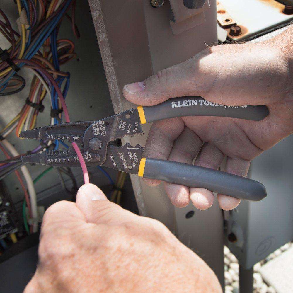 Klein Tools 1009 Klein-Kurve Long-Nose Wire Stripper, Wire Cutter, Crimping Tool - Edmondson Supply