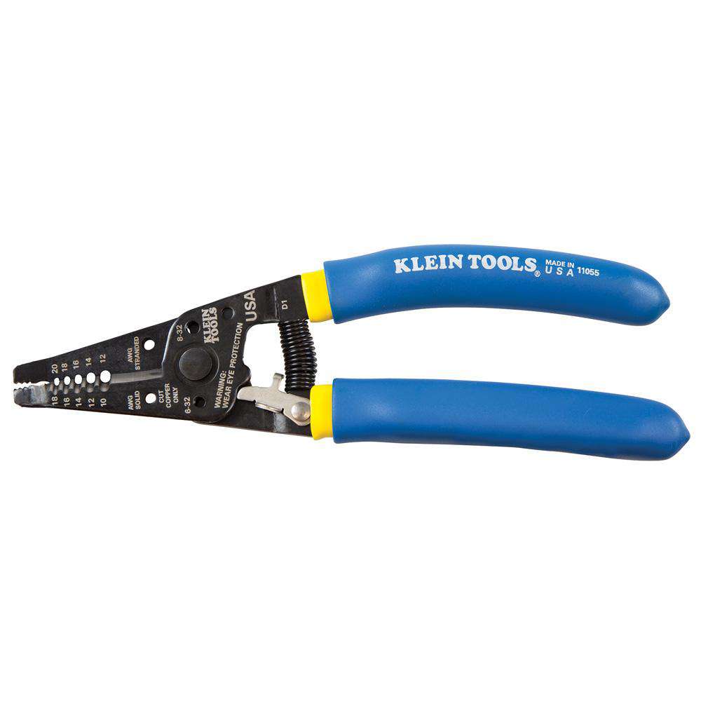 Klein Tools 11055 Klein Kurve® Solid and Stranded Copper Wire Stripper & Cutter - Edmondson Supply