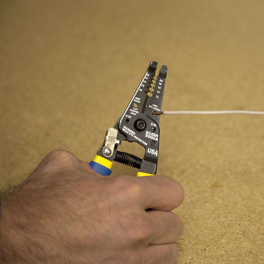 Klein Tools 11055 Klein Kurve® Solid and Stranded Copper Wire Stripper & Cutter - Edmondson Supply
