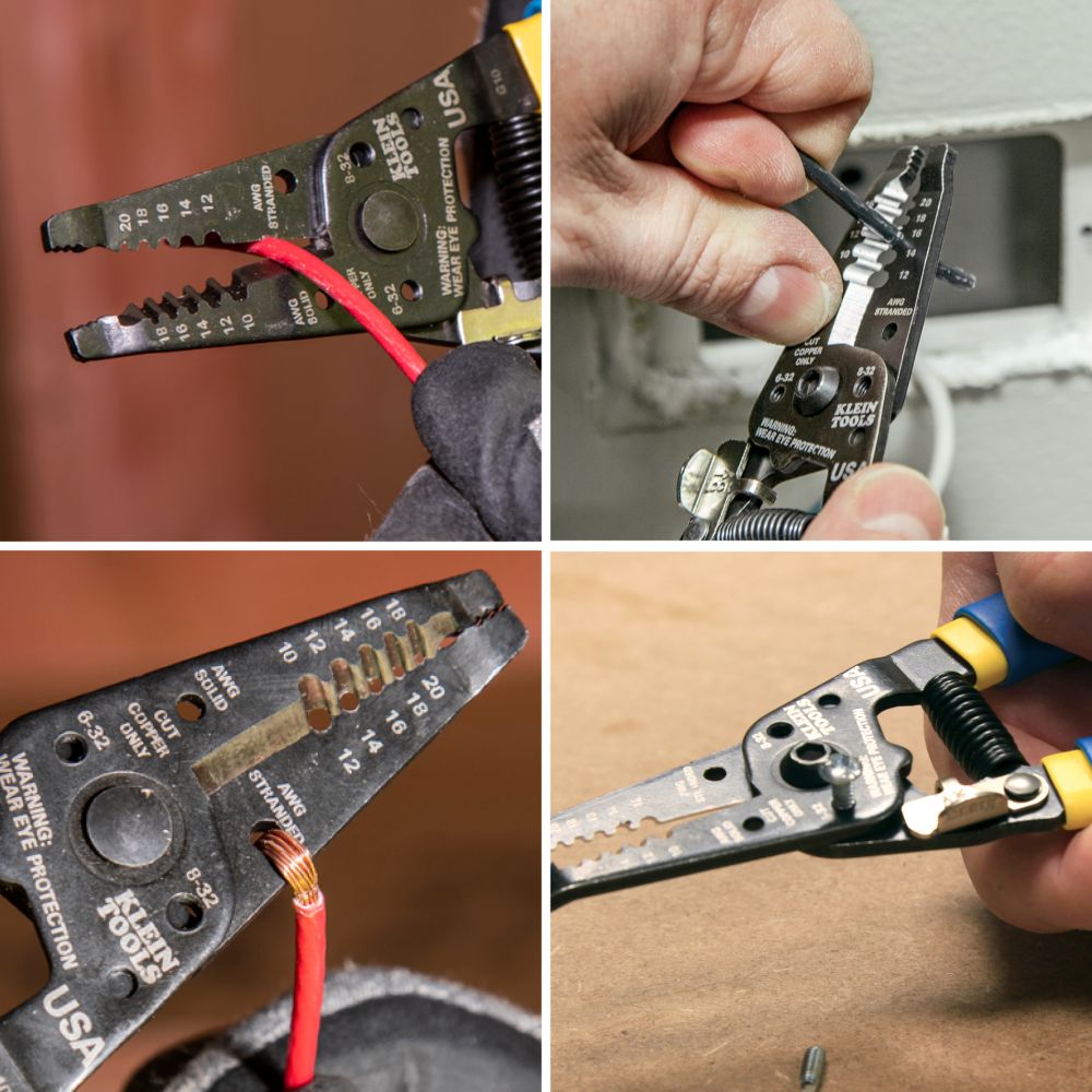 Klein Tools 11055 Klein Kurve® Solid and Stranded Copper Wire Stripper & Cutter - Edmondson Supply