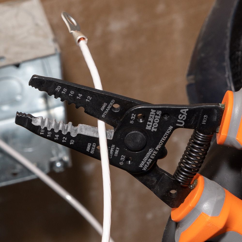 Klein Tools 11055RINS Insulated Klein-Kurve® Wire Stripper and Cutter - Edmondson Supply