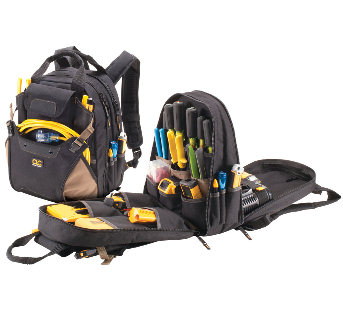 CLC 1134 44 Pocket Deluxe Tool Backpack - Edmondson Supply