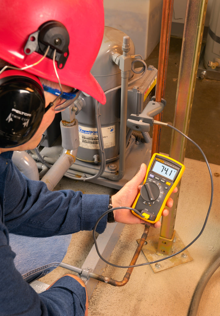 Fluke 116 Digital HVAC Multimeter with Temperature and Microamps - Edmondson Supply