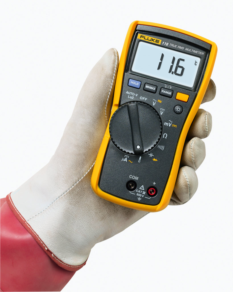 Fluke 116/323 KIT True-RMS AC/DC HVAC Multimeter with True-RMS AC Clamp Meter Combo Kit - Edmondson Supply
