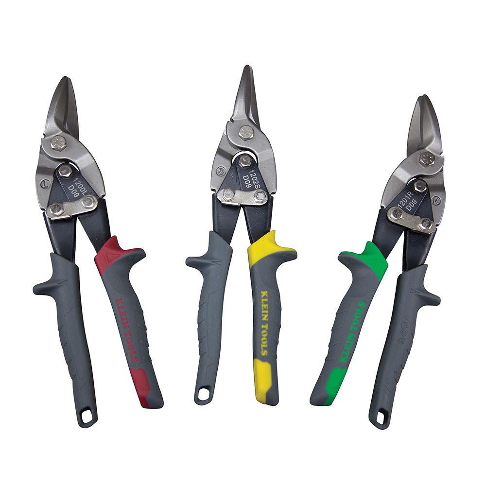 Klein Tools 1202S Aviation Snips with Wire Cutter, Straight - Edmondson Supply
