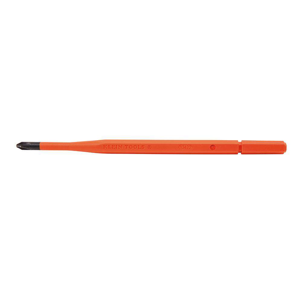 Klein Tools 13156 Screwdriver Blades, Insulated Single-End, 2-Pack - Edmondson Supply