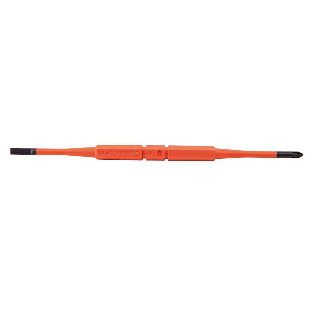 Klein Tools 32286 2-in-1 Insulated Flip-Blade Screwdriver, #1 Ph, 3/16-Inch Sl - Edmondson Supply