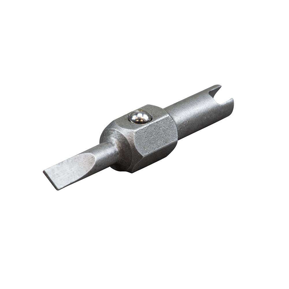 Klein Tools 13231 Replacement Bits, 1/8-Inch Slotted and Schrader® - Edmondson Supply