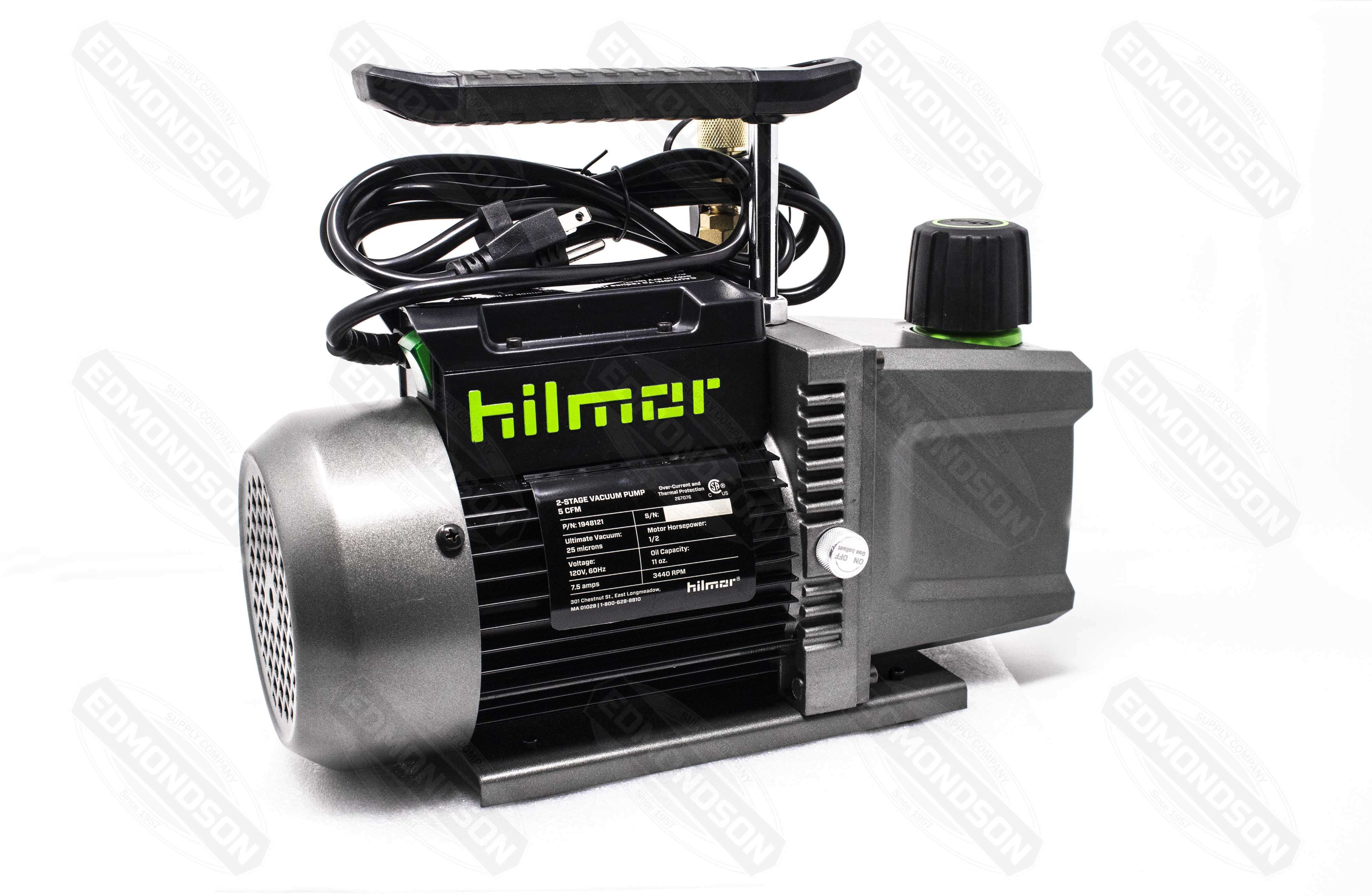 Hilmor 1948121 5 CFM Vacuum Pump - Edmondson Supply