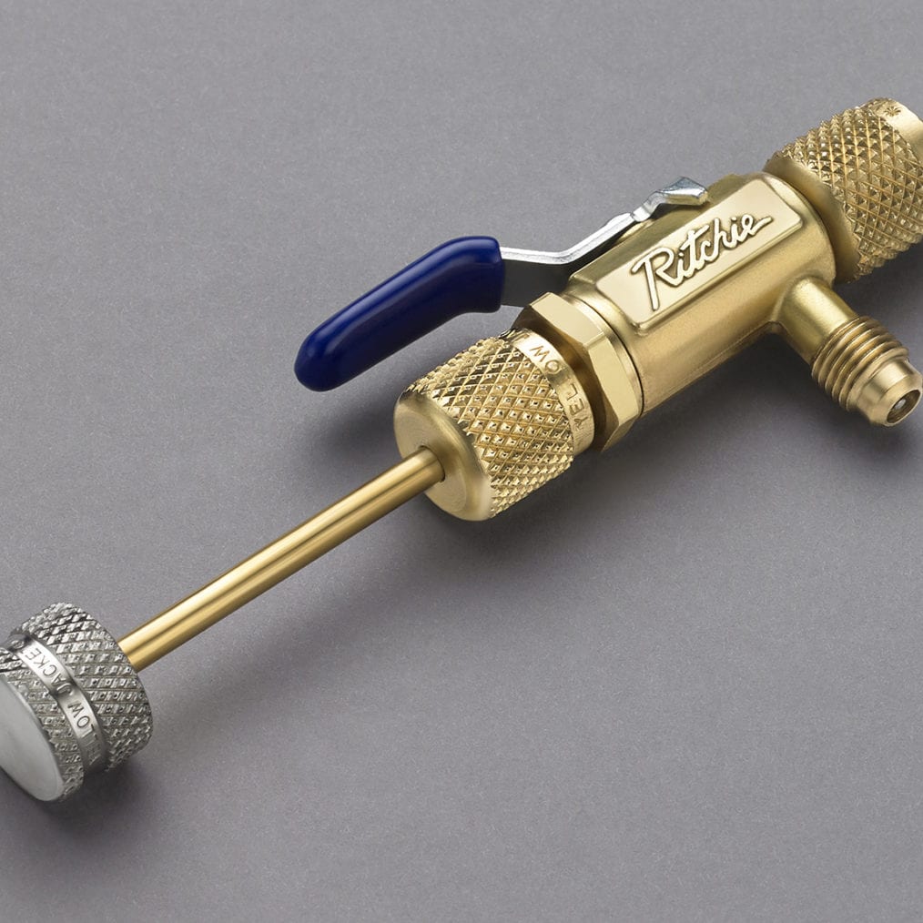 Yellow Jacket 18991 RealTorque™ 1/4” Vacuum/Charge Valve with Side Port - Edmondson Supply