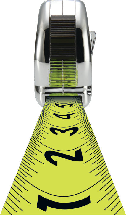 Komelon 416HV 16' x 3/4" The Professional, Chrome Tape Measure - Edmondson Supply