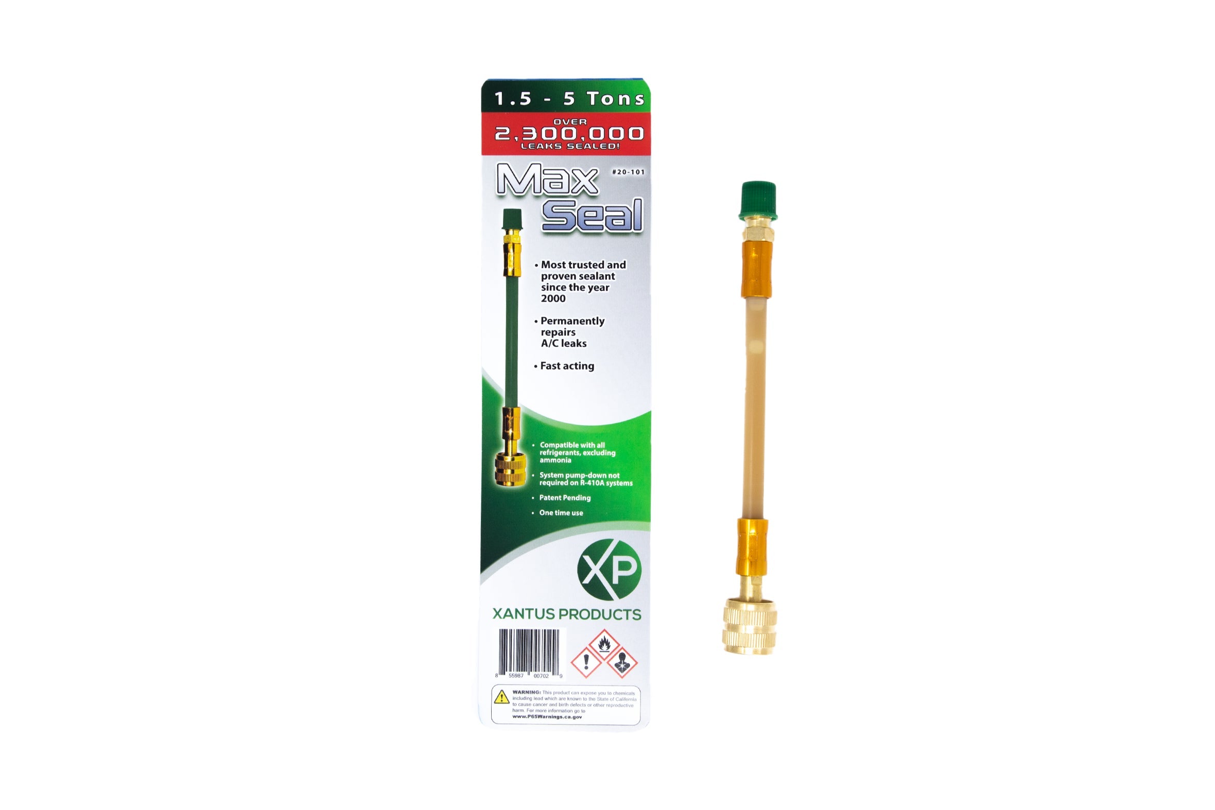 Xantus Products 20-101 Max Seal Direct Inject AC Leak Sealant, 1.5 - 5 Tons - Edmondson Supply