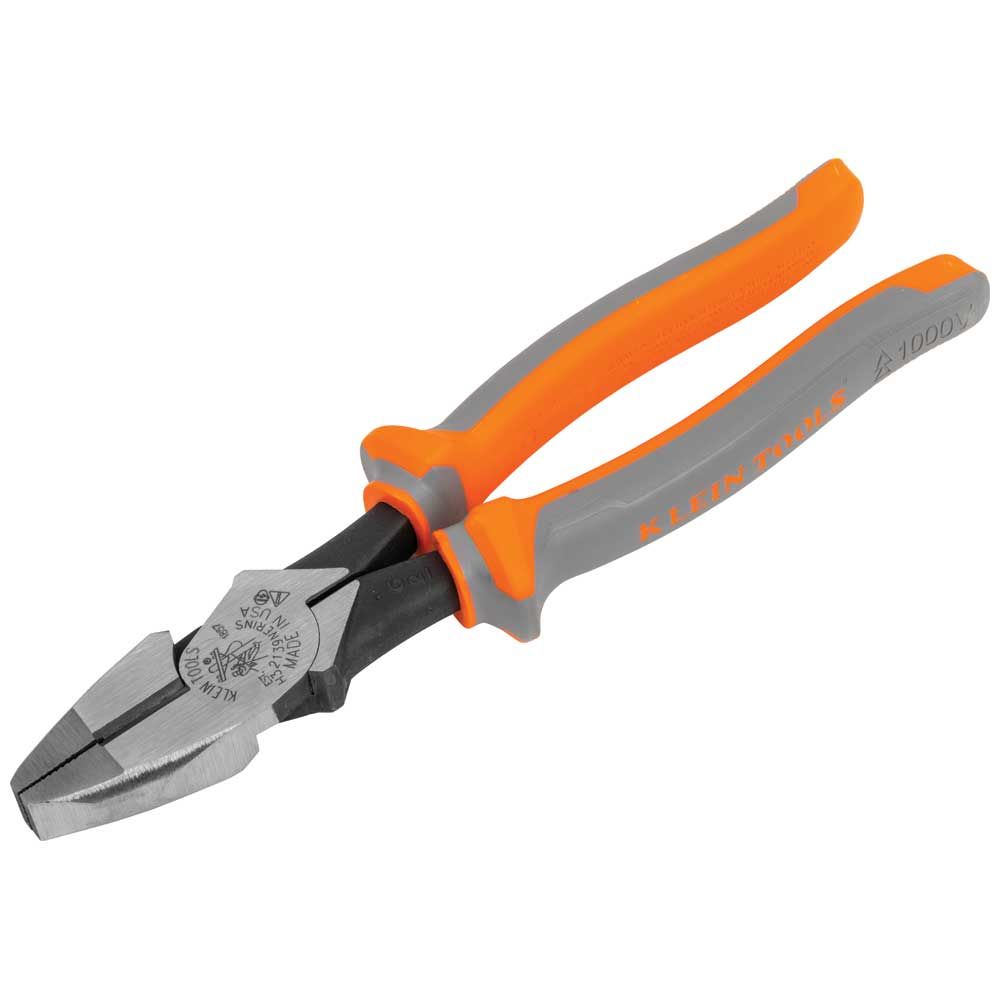 Klein Tools 2139NERINS Insulated Pliers, Side Cutters, 9-Inch - Edmondson Supply