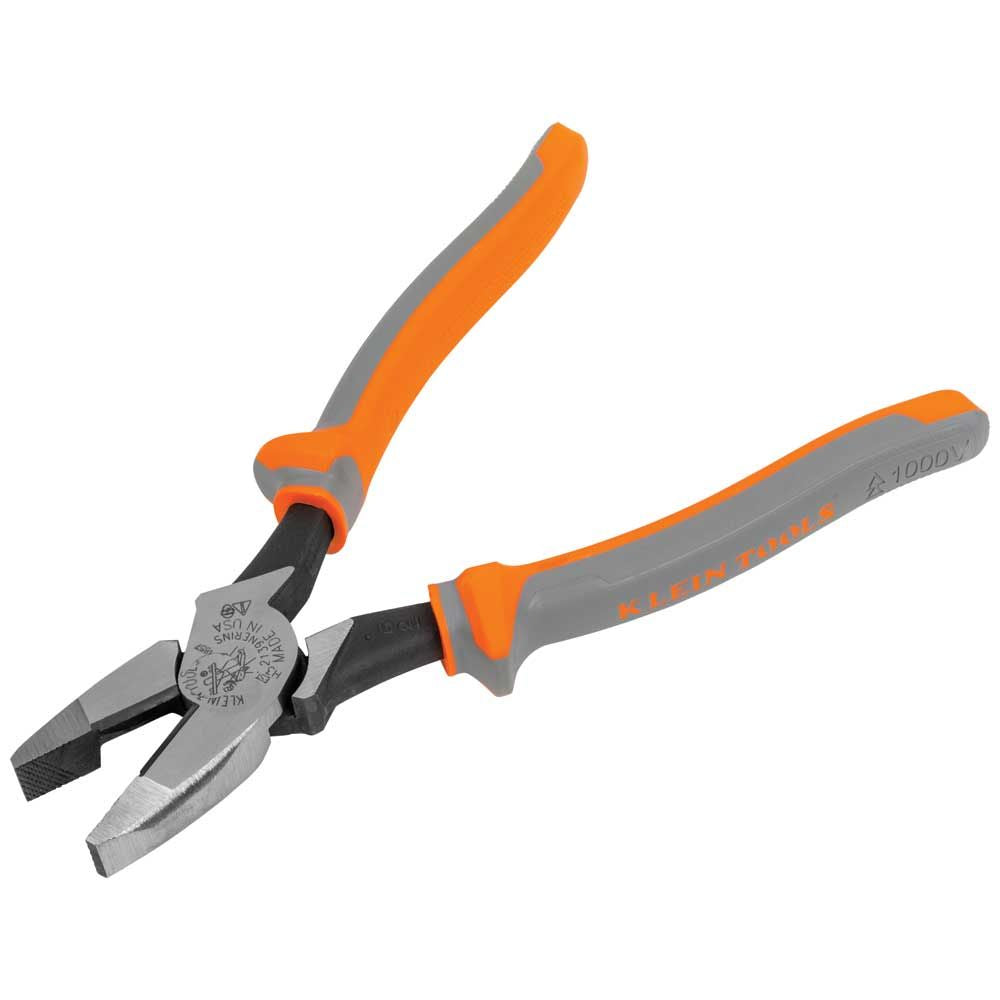 Klein Tools 2139NERINS Insulated Pliers, Side Cutters, 9-Inch - Edmondson Supply