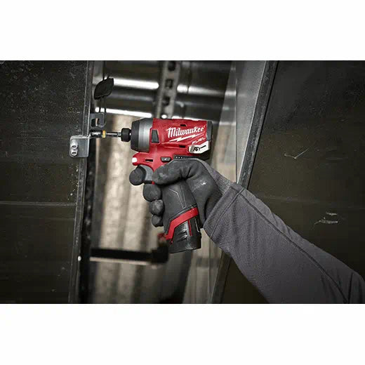 Milwaukee 2553-22 M12 FUEL™ 1/4" Hex Impact Driver Kit - Edmondson Supply