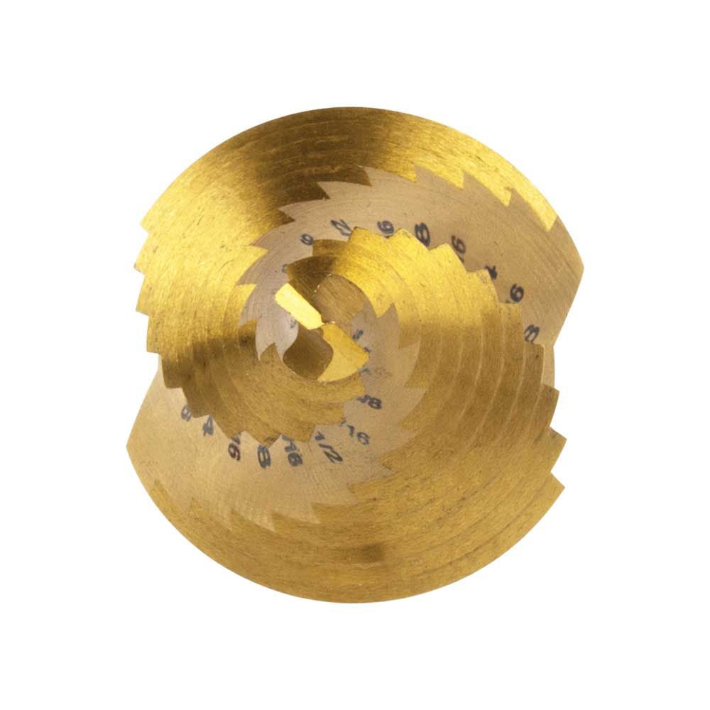 Klein Tools 25962 Step Drill Bit, Spiral Double-Fluted, 3/16-Inch to 7/8-Inch, VACO - Edmondson Supply