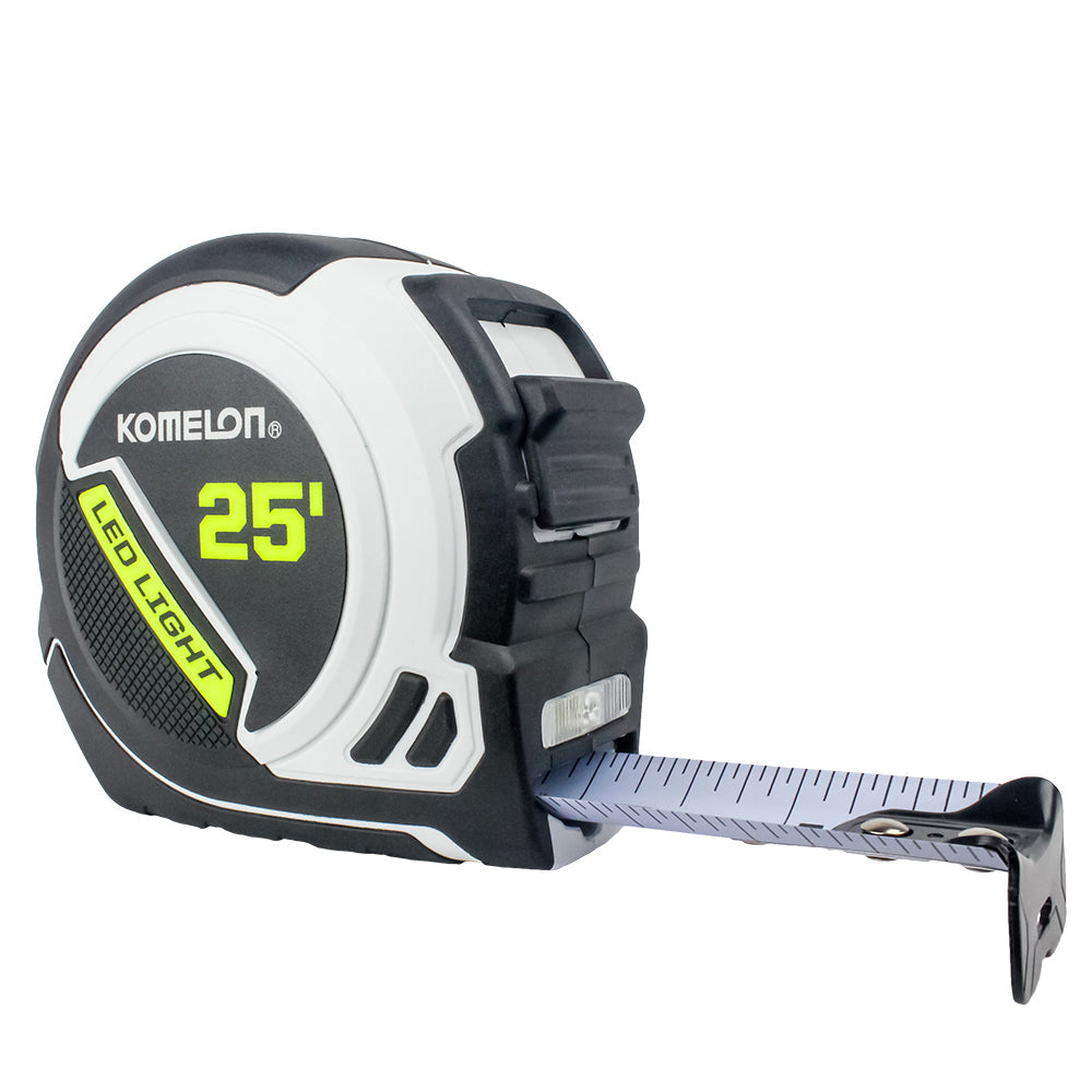 Komelon 25LED 25' X 1" LED Lighted Tape Measure - Edmondson Supply