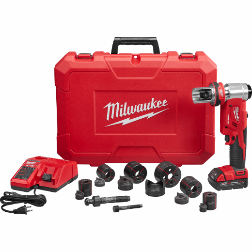 Milwaukee 2677-21 M18™ FORCE LOGIC™ 6T Knockout Tool 1/2" - 2" Kit - Edmondson Supply