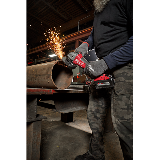 Milwaukee 2880-22 M18 FUEL™ 4-1/2" / 5" Grinder Paddle Switch, No-Lock (Kit) - Edmondson Supply