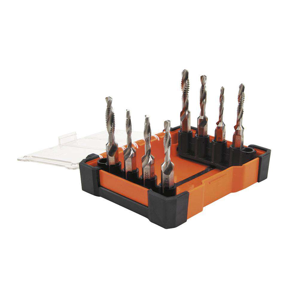 Klein Tools 32217 Drill Tap Tool Kit, 8-Piece - Edmondson Supply