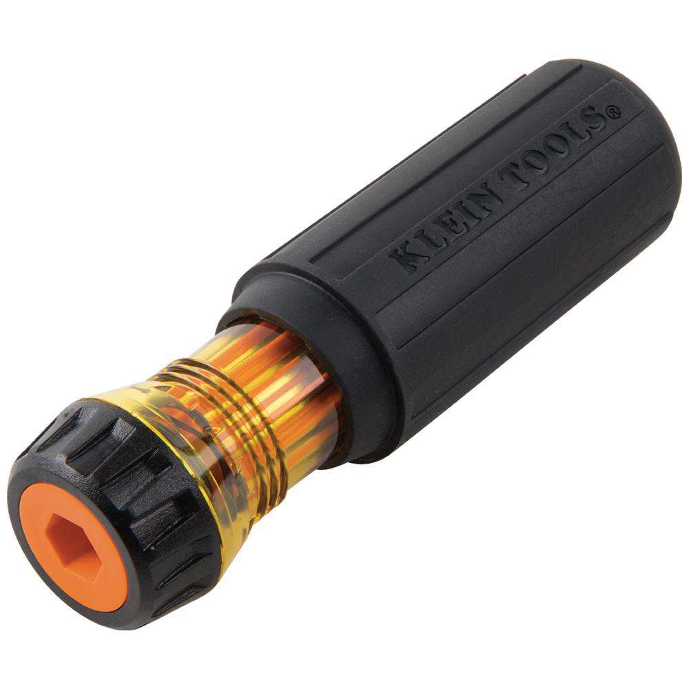 Klein Tools 32287 2-in-1 Insulated Flip-Blade Screwdriver, #1/#2 Square - Edmondson Supply