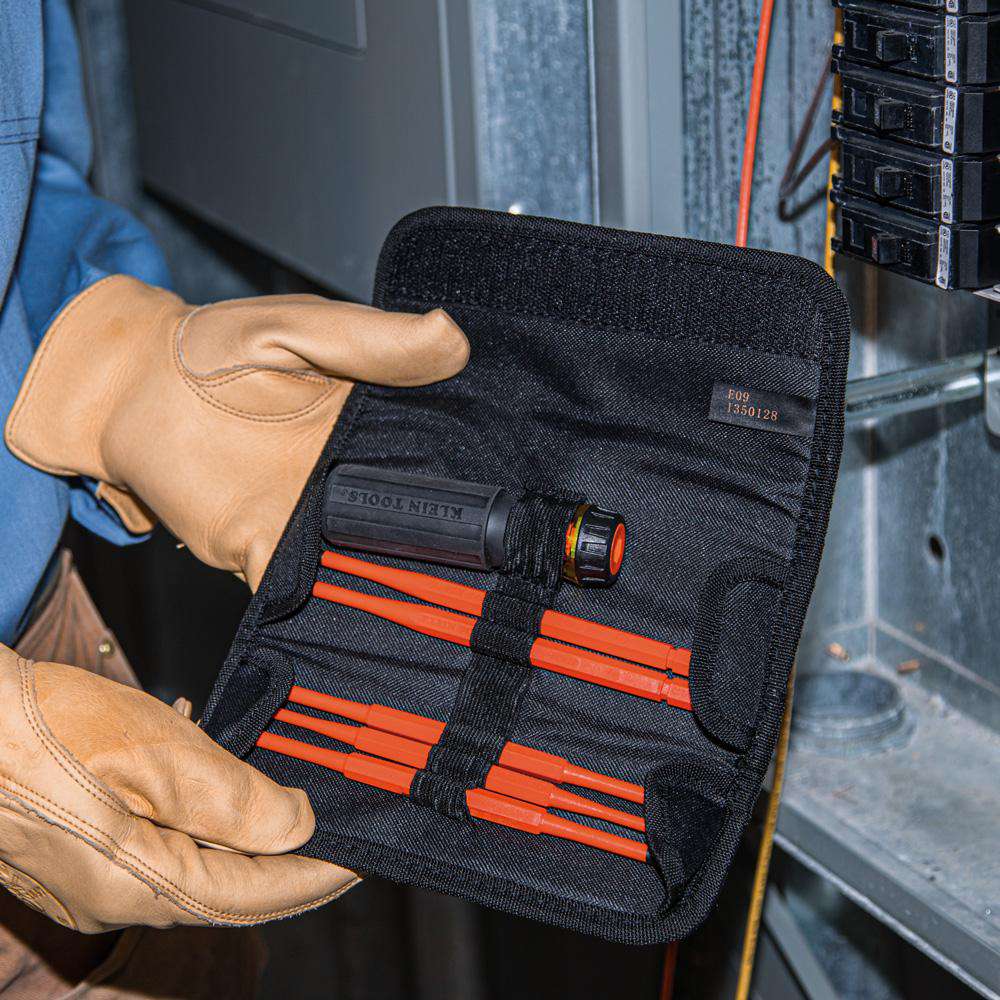 Klein Tools 32288 8-in-1 Insulated Interchangeable Screwdriver Set - Edmondson Supply