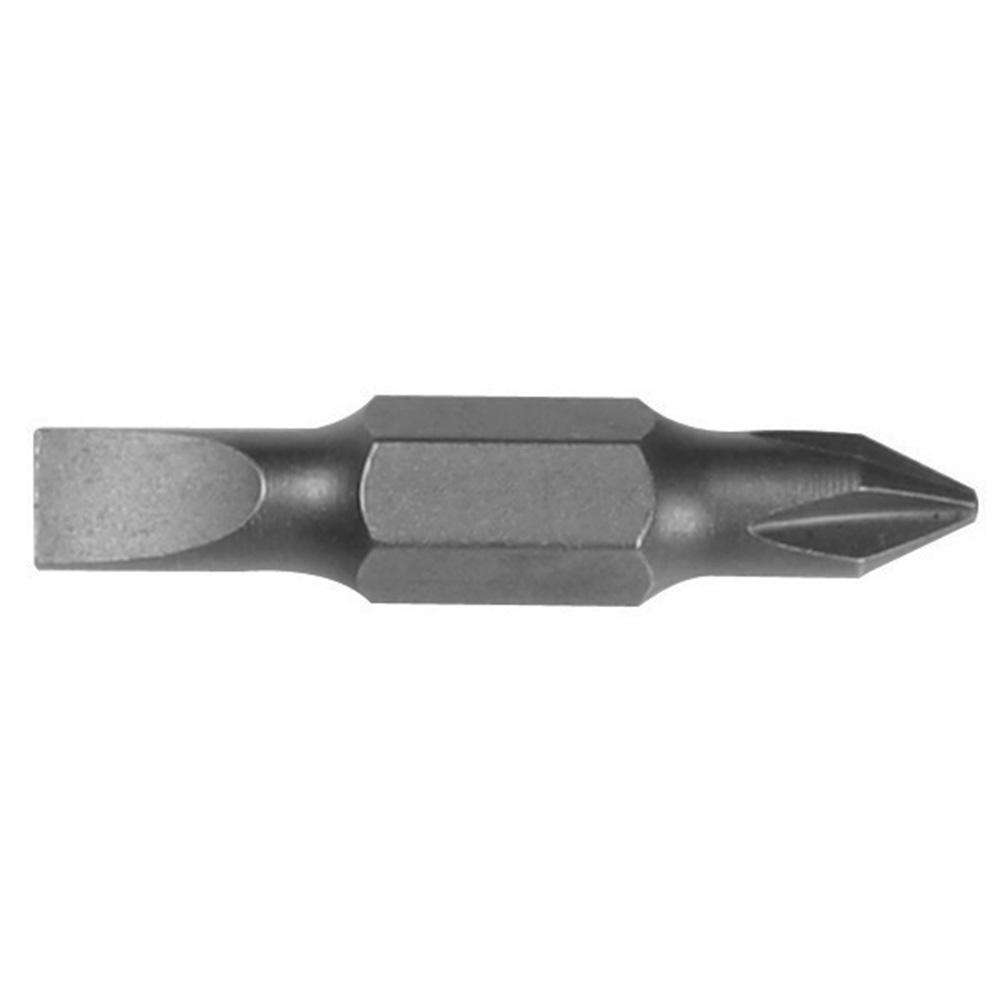Klein Tools 32482 Replacement Bit. #1 Phillips, 3/16-Inch Slotted (2-Pack) - Edmondson Supply