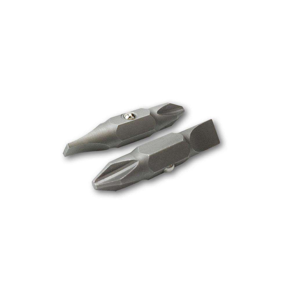 Klein Tools 32483 Replacement Bit #2 Phillips 1/4'' Slotted (2-Pack) - Edmondson Supply