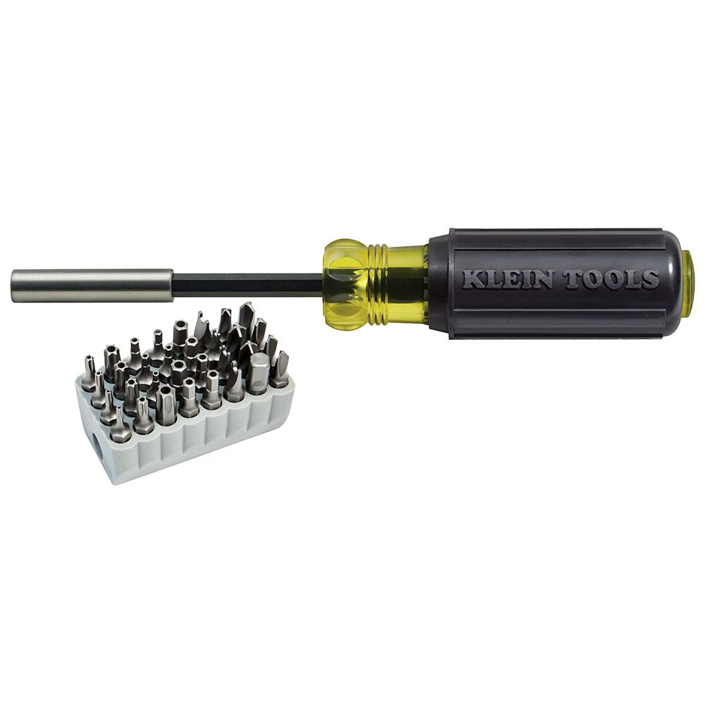 Klein Tools 32510 Magnetic Screwdriver with 32 Tamperproof Bits - Edmondson Supply