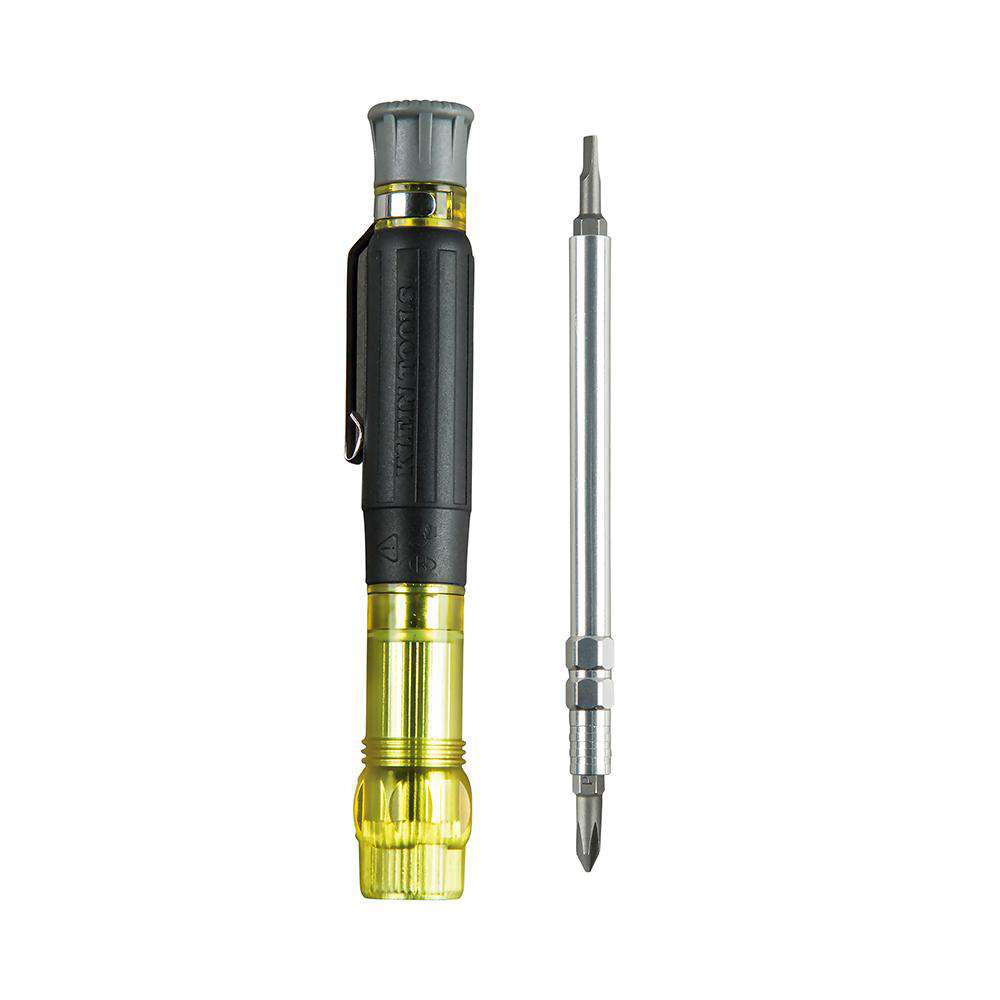 Klein Tools 32614 Multi-Bit Electronics Pocket Screwdriver, 4-in-1, Ph, Sl Bits - Edmondson Supply