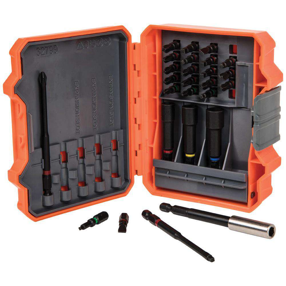 Klein Tools 32799 Pro Impact Power Bit Set, 26 Piece - Edmondson Supply