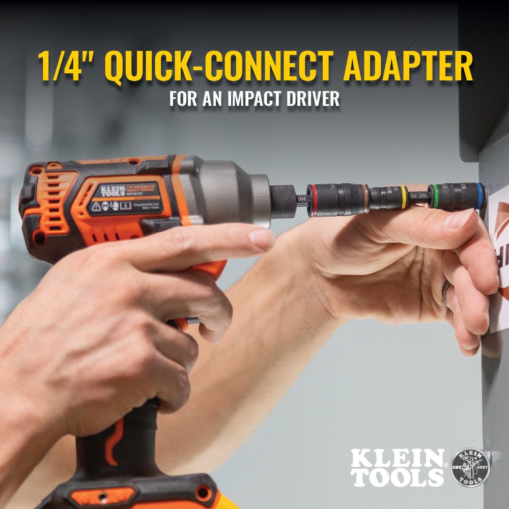 Klein Tools 32907 7-in-1 Impact Flip Socket Set, No Handle - Edmondson Supply