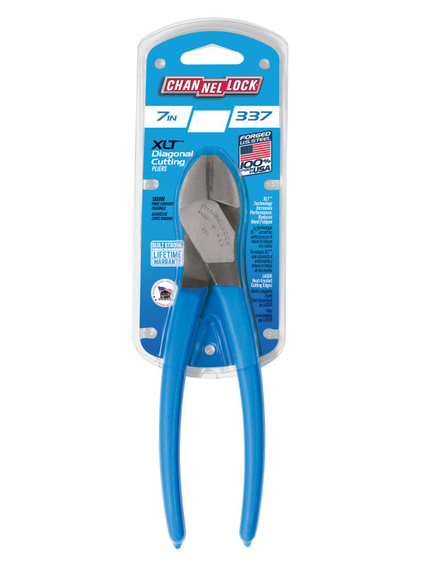 Channellock 337 7" XLT™ Diagonal Cutting Pliers - Edmondson Supply