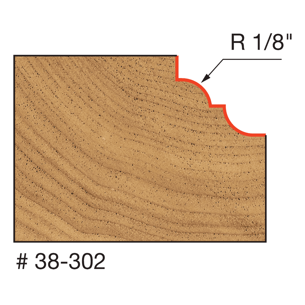 Freud 38-302 1‑5/32" Cove & Bead Bit - Edmondson Supply