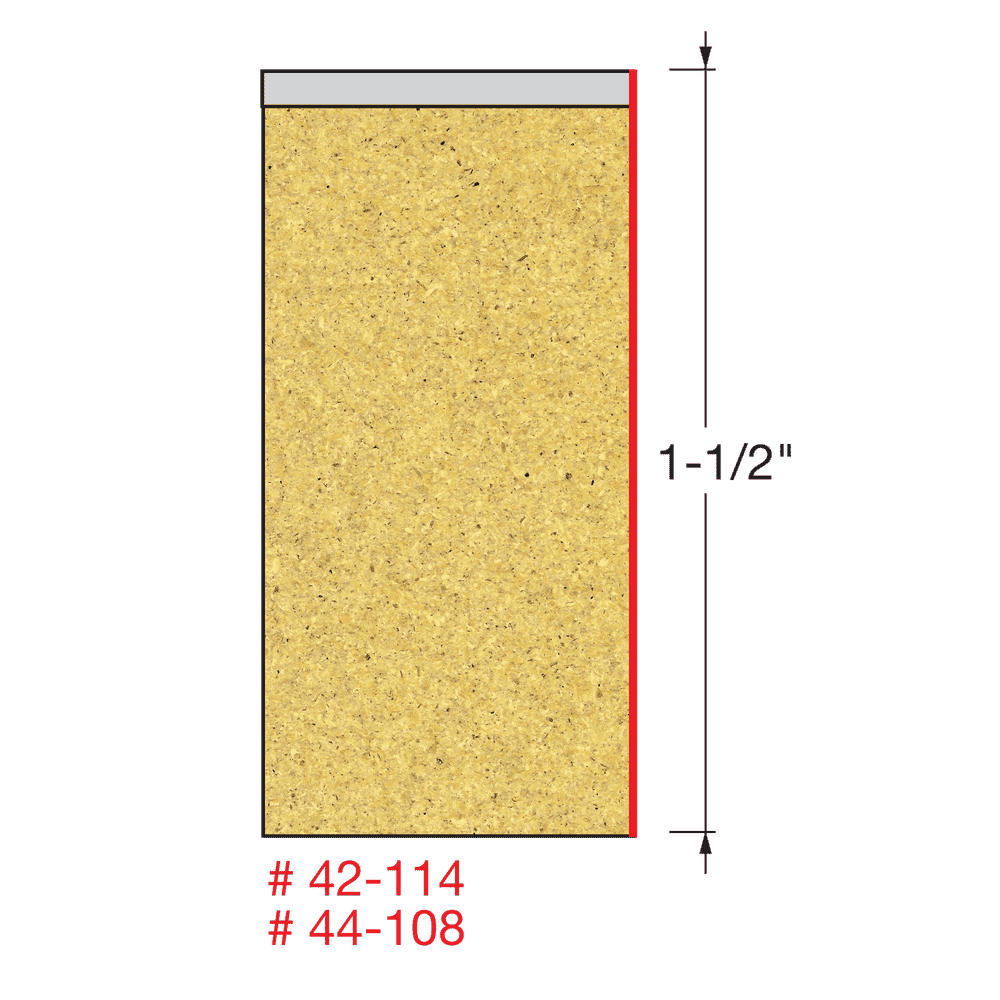Freud 42-114 1/2" Bearing Flush Trim Bit - Edmondson Supply