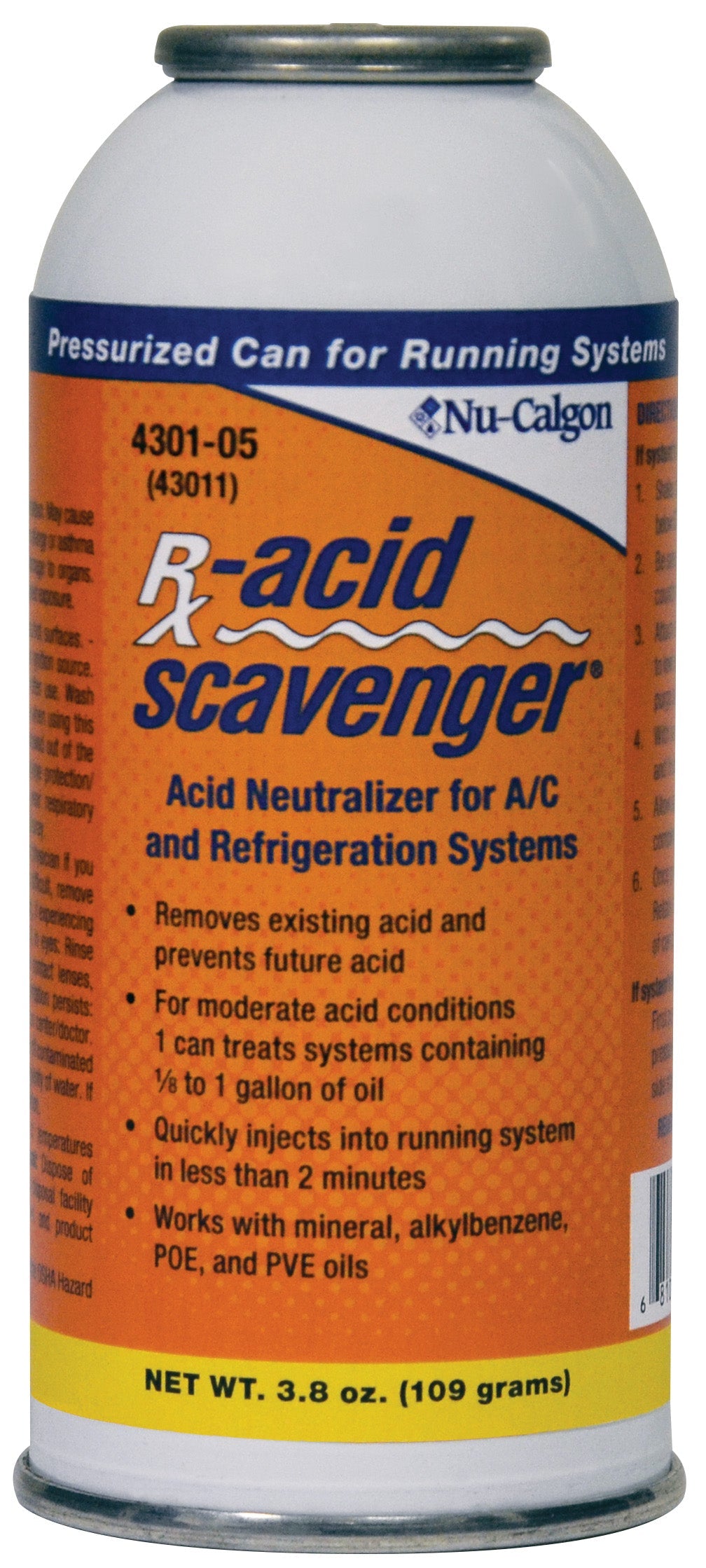 Nu-Calgon 4301-05 Rx-Acid Scavenger (Pressurized), Acid Neutralizer - Edmondson Supply