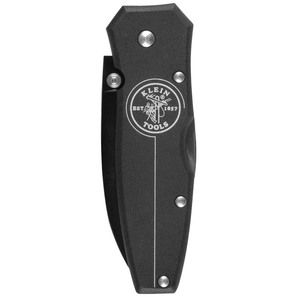 Klein Tools 44001-BLK Black Lightweight Lockback Knife, 2-1/2-Inch - Edmondson Supply